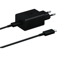 Зарядное устройство Samsung 45W Power Adapter + Cable USB-C to USB-C Black (EP-T4510XBEGRU) Зарядное устройство Samsung 45W Power Adapter + Cable USB-C to USB-C Black (EP-T4510XBEGRU)