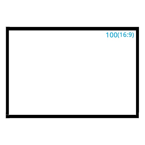 Проекционный экран Thundeal Portable Projection Screen 100" White (221x128)