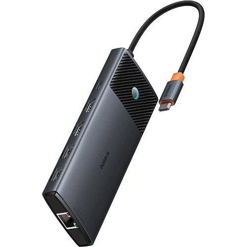 USB-хаб Baseus Metal Gleam Series II 10-in-1 (B00061800123-00) - придбати в Дніпрі, Україні: ціна, характеристики | інтернет-магазин TOUCH