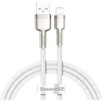 Кабель Baseus Cafule Metal USB to Lightning 2м White (CALJK-B02)
