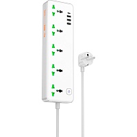 Сетевой фильтр Hoco AC13A White EU