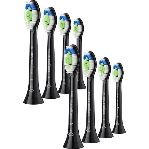 Насадка для зубной щетки Philips Sonicare W2 Optimal White HX6068/88 Black 8шт