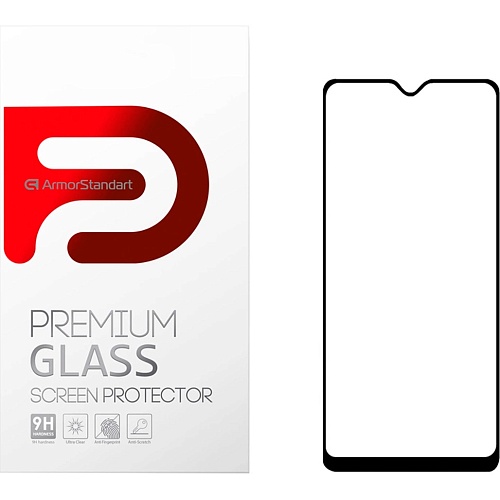 Захисне скло ArmorStandart Full Glue для Oppo А15/A15s Black (ARM58385) - придбати в Дніпрі, Україні: ціна, характеристики | інтернет-магазин TOUCH
