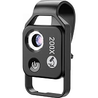 Макрообъектив для телефона Apexel 200X LED Microscope Lens (APL-MS002CB)