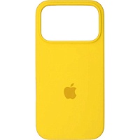 Чехол Silicone Case для Apple iPhone 17 Pro Yellow AA