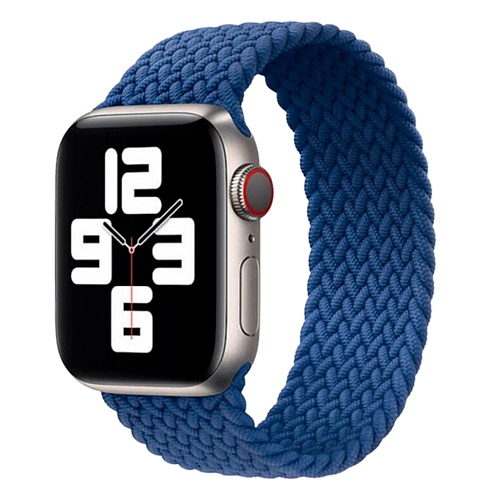 Ремешок Braided Solo Loop Band для Apple Watch 42/44/45mm Atlantic Blue Size 6 148mm