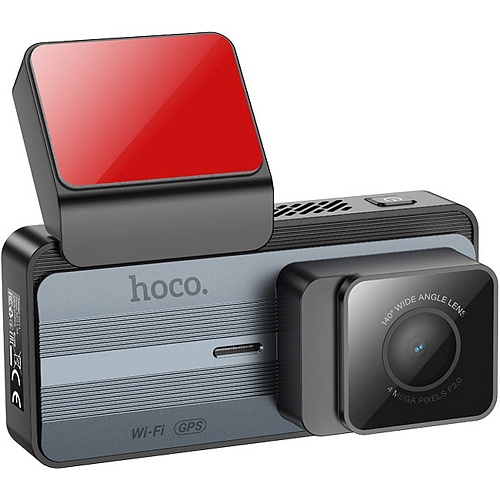 Автомобильный видеорегистратор Hoco DV11 2K Display GPS Silvery Gray 