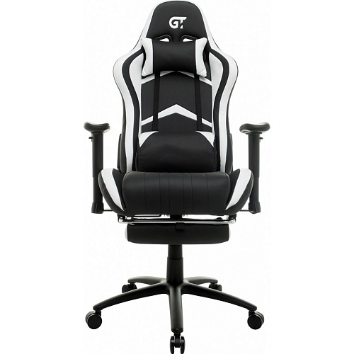 Геймерское кресло GT Racer X-2534-F Black/White 