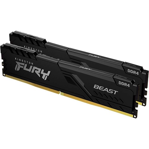 Модуль пам'яті DDR4 Kingston FURY Beast 2x16GB 3200 MHz Black (KF432C16BB1K2/32WP) - придбати в Дніпрі, Україні: ціна, характеристики | інтернет-магазин TOUCH