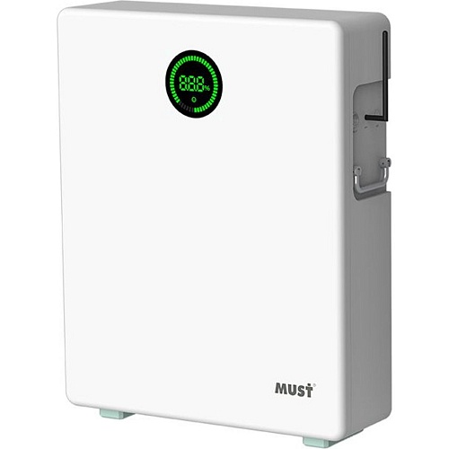 Аккумулятор Must LiFePO4 48V (51.2V/100Ah/5120Wh) (LP28-48100) Аккумулятор Must LiFePO4 48V (51.2V/100Ah/5120Wh) (LP28-48100)