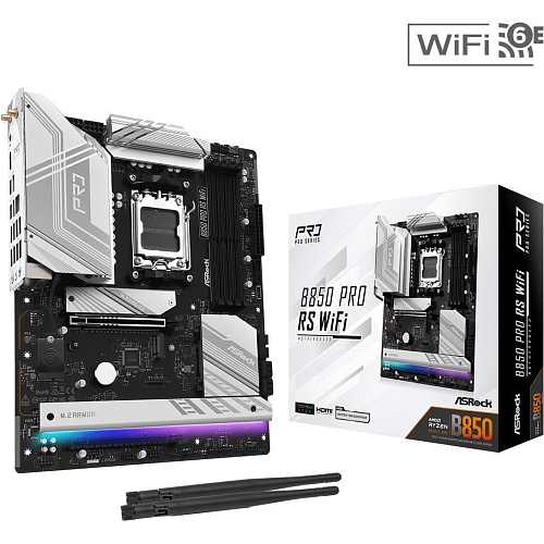 Материнська плата ASRock B850 Pro RS WiFi - придбати в Дніпрі, Україні: ціна, характеристики | інтернет-магазин TOUCH
