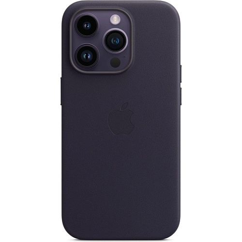 Чехол Apple Leather Case with MagSafe для iPhone 14 Pro Max Ink (MPPP3ZM/A)