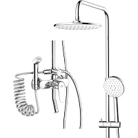 Душевой гарнитур Xiaomi DiiiB Yagu Streamline 4 Functions Set (DXLY002)