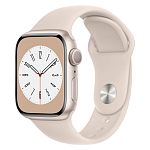 Смарт-часы Apple Watch Series 8 41mm Starlight Aluminum Case with Starlight Sport Band (MNP63UL/A)