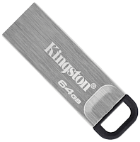 USB флеш-накопичувач Kingston DataTraveler Kyson 64GB USB-A 3.2 Gen 1 Silver/Black (DTKN/64GB) - придбати в Дніпрі, Україні: ціна, характеристики | інтернет-магазин TOUCH USB флеш-накопичувач Kingston DataTraveler Kyson 64GB USB-A 3.2 Gen 1 Silver/Black (DTKN/64GB) - придбати в Дніпрі, Україні: ціна, характеристики | інтернет-магазин TOUCH