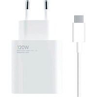 Мережевий зарядний пристрій Xiaomi HyperCharge 120W + Сable USB-A - USB-C White (BHR9462EU) - придбати в Дніпрі, Україні: ціна, характеристики | інтернет-магазин TOUCH