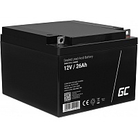 Аккумулятор Green Cell AGM 12V (12V/26Ah/312Wh) (AGM35) Аккумулятор Green Cell AGM 12V (12V/26Ah/312Wh) (AGM35)