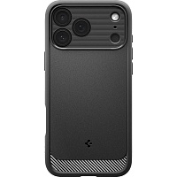 Чохол Spigen Rugged Armor with MagSafe для Apple iPhone 17 Pro Max Matte Black (ACS10263) - придбати в Дніпрі, Україні: ціна, характеристики | інтернет-магазин TOUCH Чохол Spigen Rugged Armor with MagSafe для Apple iPhone 17 Pro Max Matte Black (ACS10263) - придбати в Дніпрі, Україні: ціна, характеристики | інтернет-магазин TOUCH