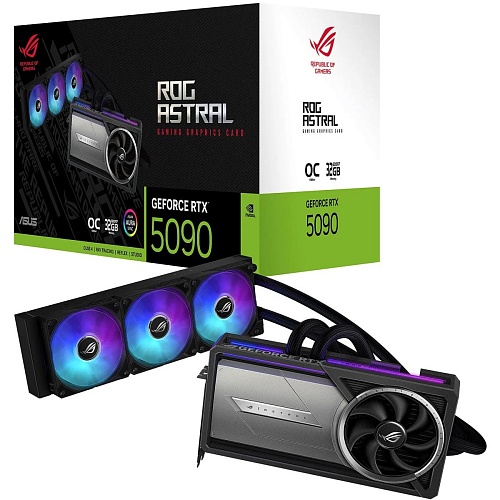 Відеокарта Asus ROG Astral LC GeForce RTX 5090 OC 32GB (ROG-ASTRAL-LC-RTX5090-O32G-GAMING) UA - придбати в Дніпрі, Україні: ціна, характеристики | інтернет-магазин TOUCH
