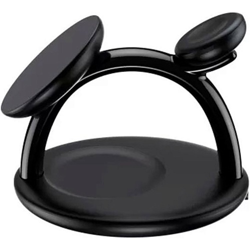 Бездротовий зарядний пристрій Choetech T587-F Magnetic 3 в 1 Wireless Charging Stand Black - придбати в Дніпрі, Україні: ціна, характеристики | інтернет-магазин TOUCH