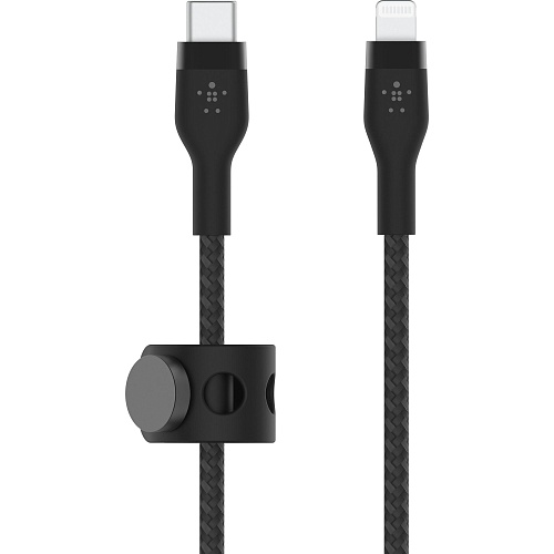 Кабель Belkin Boost Up Charge Pro Flex USB-C to Lightning 1m Black (CAA011BT1MBK)
