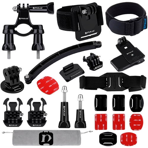 Набор креплений для экшн-камер Puluz PKT19 24в1