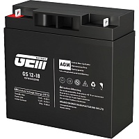 Аккумулятор GEM GS 12-18 AGM 12V (12V/18Ah/216Wh) Аккумулятор GEM GS 12-18 AGM 12V (12V/18Ah/216Wh)