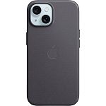 Чехол FineWoven Case with MagSafe для iPhone 15 Black AAA