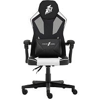 Геймерское кресло 1stPlayer P01 Black/White