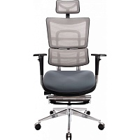 Офисное кресло GT Racer X-802L Bright Gray (W-20 B-40)