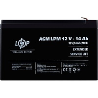 Аккумулятор LogicPower AGM 12V (12V/14Ah/168Wh) (4161) Аккумулятор LogicPower AGM 12V (12V/14Ah/168Wh) (4161)