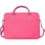 Сумка для ноутбука WiWU Cosmo Slim Case for MacBook 13.3" / 14" Pink (6957815515905)