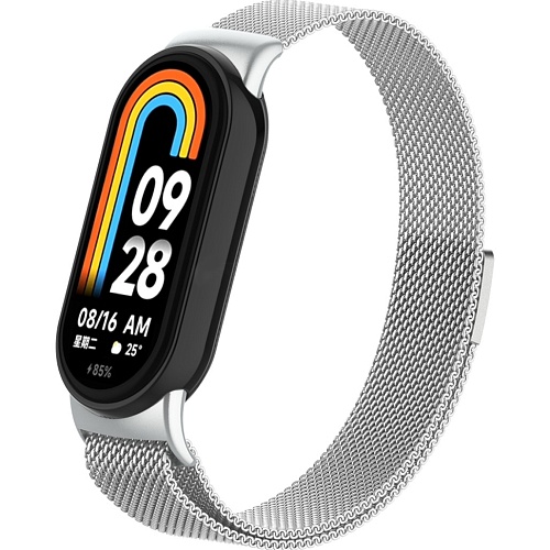 Ремінець ArmorStandart Milanese Magnetic Band для Xiaomi Smart Band 8 / 9 / 10 Silver (ARM69917) - придбати в Дніпрі, Україні: ціна, характеристики | інтернет-магазин TOUCH