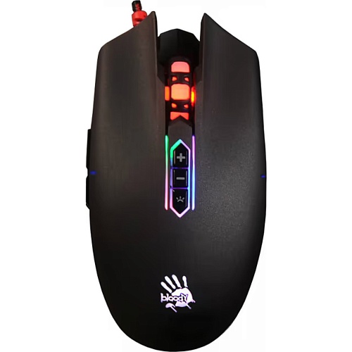 Мышь Bloody Q80 Neon XGlide Black Мышь Bloody Q80 Neon XGlide Black