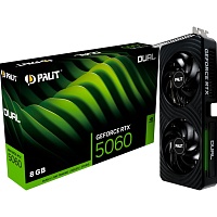 Видеокарта Palit GeForce RTX 5060 Dual (NE75060019P1-GB2063D) UA Видеокарта Palit GeForce RTX 5060 Dual (NE75060019P1-GB2063D) UA