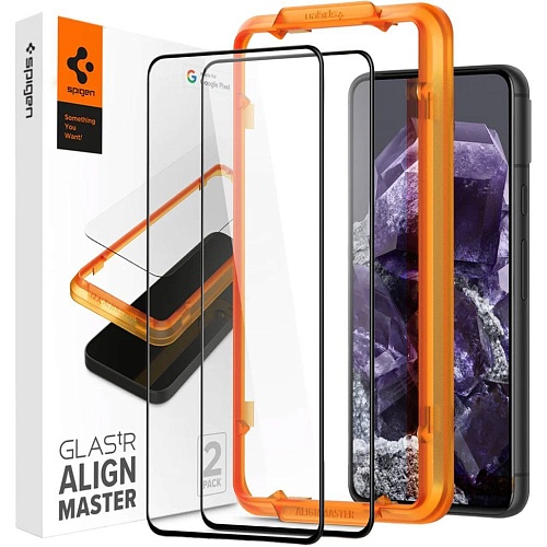 Защитное стекло Spigen Protector AlignMaster GLAS.tR для Google Pixel 8 (AGL06350) 2-Pack