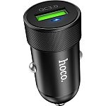 Автомобільний зарядний пристрій Hoco Z32 Speed Up QC3.0 3A Black (11540)