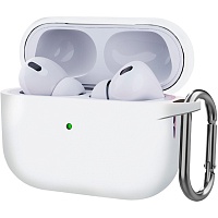 Чехол ArmorStandart Hang Silicone Case для Apple AirPods Pro 2 White (ARM68586) Чехол ArmorStandart Hang Silicone Case для Apple AirPods Pro 2 White (ARM68586)
