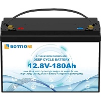 Аккумулятор Bottione LiFePO4 12V (12.8V/180Ah/2304Wh) Аккумулятор Bottione LiFePO4 12V (12.8V/180Ah/2304Wh)
