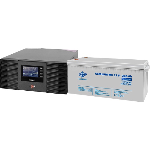 Источник бесперебойного питания (ИБП) LogicPower UPS B1500 + АКБ MG 2400Wh (20002)