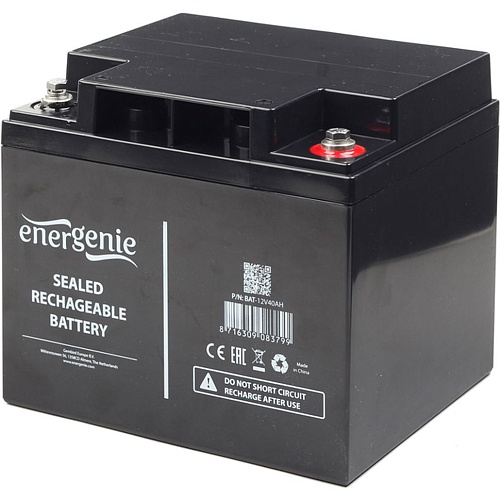Аккумулятор EnerGenie AGM 12V (12V/40Ah/480Wh) (BAT-12V40AH)