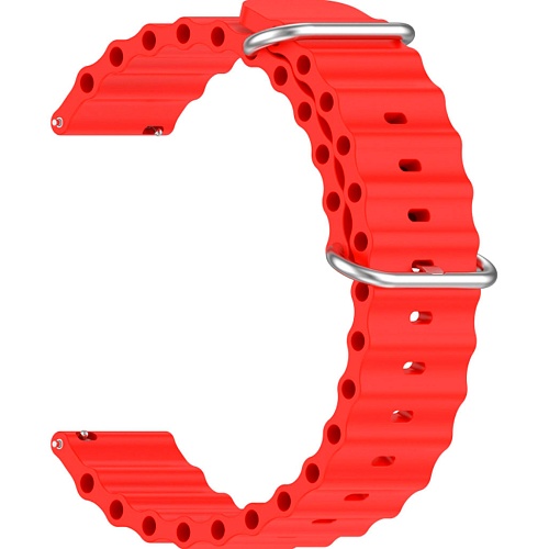 Универсальный ремешок для смарт-часов Ocean Band 20mm Red