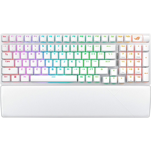 Клавиатура Asus ROG Strix Scope II 96 RGB NX Wireless White (90MP037A-BKUA30)
