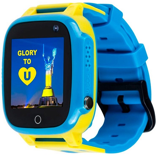 Детские смарт-часы AmiGo Glory GO008 Blue-Yellow