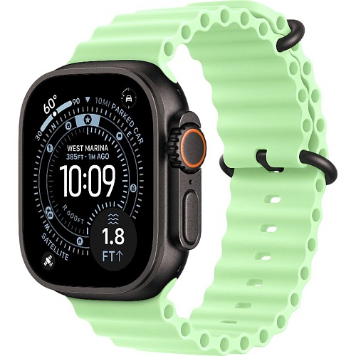 Смарт-годинник Apple Watch Ultra 3 49mm Black Titanium Case with Neon Green Ocean Band (MF254+MGCL4) - придбати в Дніпрі, Україні: ціна, характеристики | інтернет-магазин TOUCH
