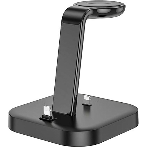 Беспроводное зарядное устройство Hoco Graceful Magsafe 3in1 Wireless Fast Charger 15W CW43 Black