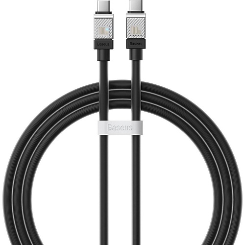 Кабель Baseus CoolPlay Series USB-C to USB-C 100W 1m Black (CAKW000201)