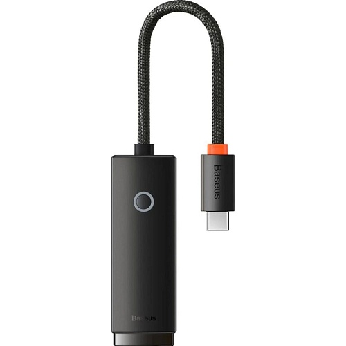 USB-хаб Baseus Lite Series USB-C - RJ45 LAN Adapter 0.22м Black (WKQX000301)