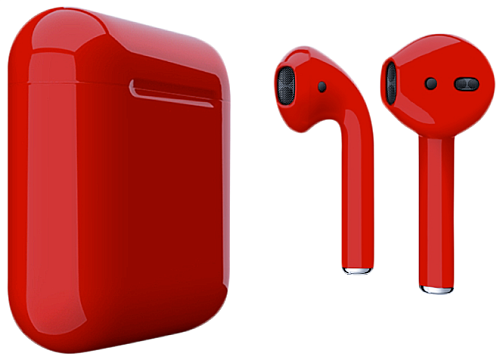 Навушники Apple AirPods 2 Red Gloss (MV7N2) - придбати в Дніпрі, Україні: ціна, характеристики | інтернет-магазин TOUCH