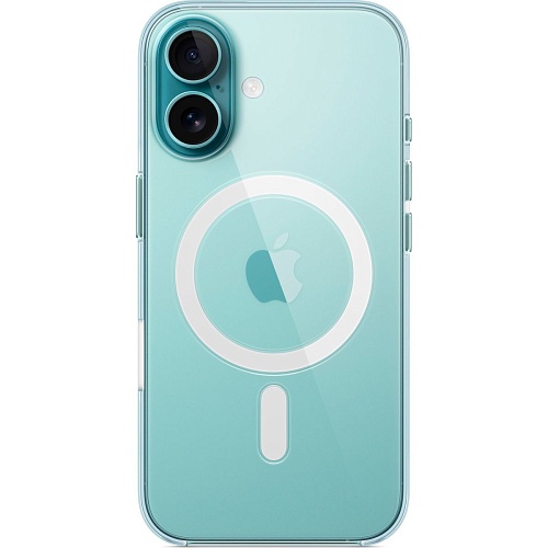 Чехол Clear Case with MagSafe для Apple iPhone 16 Transparent AAA